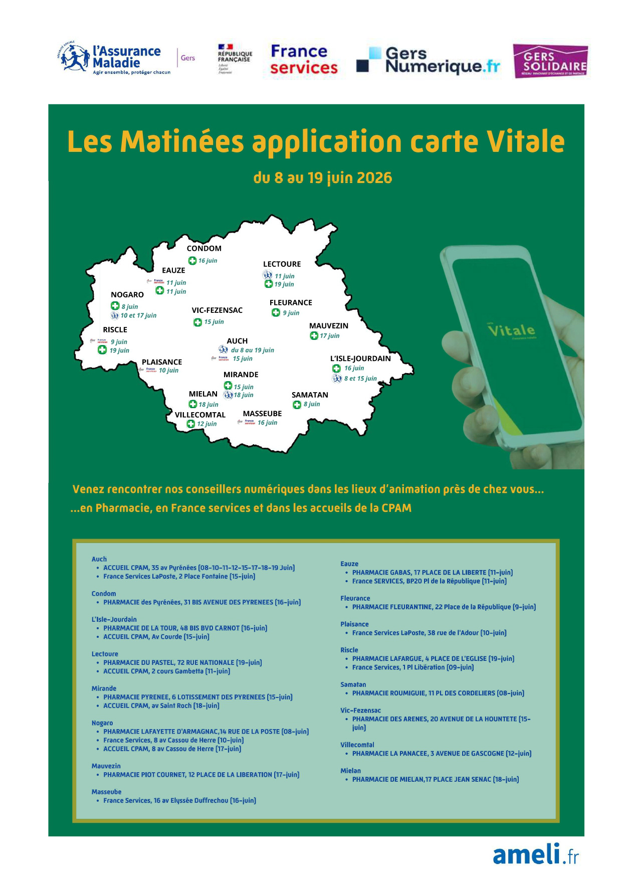 application carte vitale